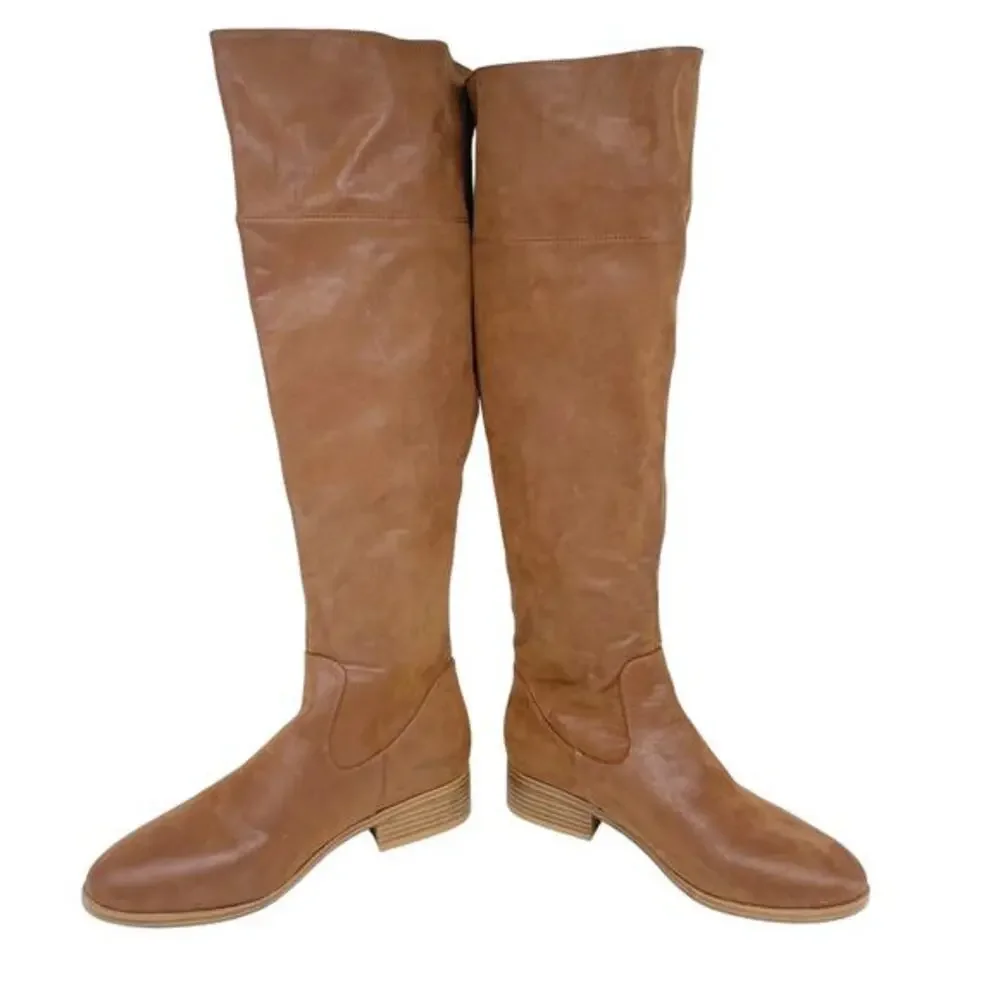 Mia Women's Carsyn Knee High Tall Western Coastal Cowgirl Boots Brown‎ Size 8M